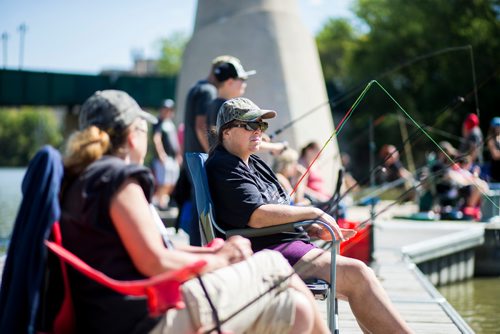 MIKAELA MACKENZIE / WINNIPEG FREE PRESS
Anja Rowntree fishes at the annual Fall Fishing Derby at The Forks in Winnipeg on Saturday, Sept. 1, 2018.
Winnipeg Free Press 2018.