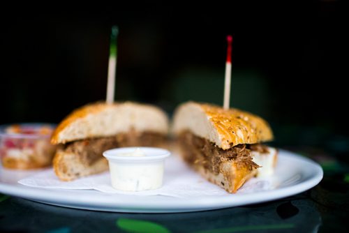 MIKAELA MACKENZIE / WINNIPEG FREE PRESS
The pulled beef sandwich at the Deli Brazil Cafe in Winnipeg on Tuesday, Sept. 4, 2018.
Winnipeg Free Press 2018.