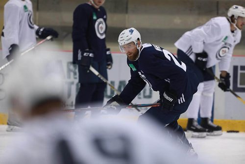 RUTH BONNEVILLE / WINNIPEG FREE PRESS 


Winnipeg Jets player, #26 Blake Wheeler during practice at Iceplex Tuesday.  Story about Wheeler signing a five-year contract extension.

See Jay Bell story.

September 4/18 
