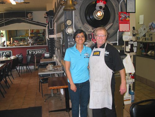 Canstar Community News Aug. 27, 2018 - Lita and Norman Winter, owners of Lita's Station at 904 Saskatchewan Ave. E in Portage la Prairie. (ANDREA GEARY/CANSTAR COMMUNITY NEWS)