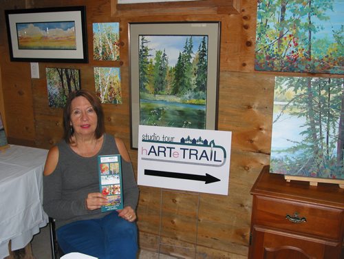 Canstar Community News Aug. 28, 2018 - Headinglet artist Joanne Harris is one of 18 artists participating in the inaugural Harte Taril Studio Tour on Sept. 22 and 23. (ANDREA GEARY/CANSTAR COMMUNITY NEWS)