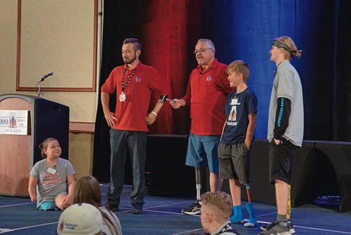 Canstar Community News Aug. 24, 2018 - The War Amps held its 2018 Western Child Amputee Seminar at the Victoria Inn Hotel and Conference Centre from Aug. 24 to 26. (EVA WASNEY/CANSTAR COMMUNITY NEWS/METRO)