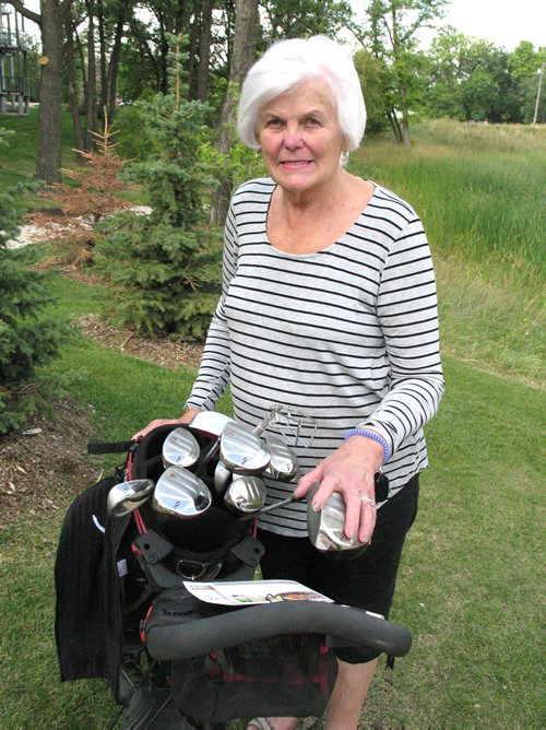 Canstar Community News Sept. 5, 2018 - Golfer Pat Leung shot a hole in one a few days shy of her 79th birthday at Southside Golf Course recently. (SIMON FULLER/CANSTAR NEWS/THE LANCE)