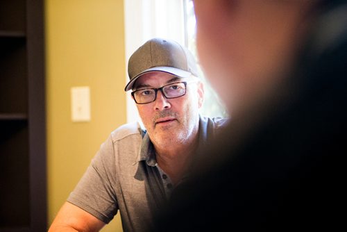 MIKAELA MACKENZIE / WINNIPEG FREE PRESS
Scott Oake speaks to the Free Press in the Oake family home in Winnipeg on Tuesday, Sept. 4, 2018. The family is dedicated to opening the Bruce Oake Recovery Centre, a project sparked by the tragic death of their son Bruce seven years ago.
Winnipeg Free Press 2018.