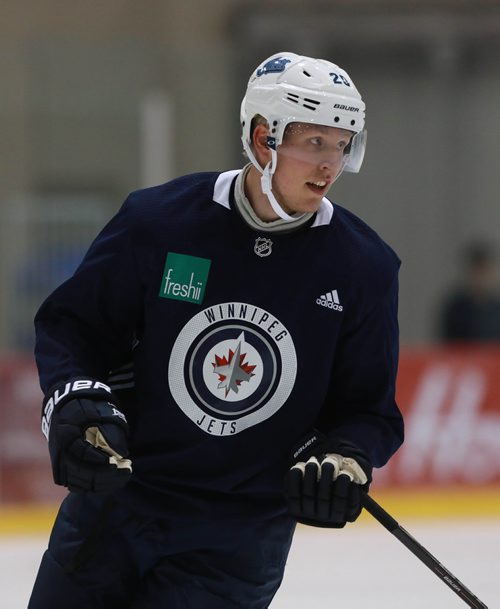 RUTH BONNEVILLE / WINNIPEG FREE PRESS 


WPG Jets #29, Patrick Laine, practices with teammates at Icelplex Wednesday morning.

See Laine Story.  


September 5/18 
