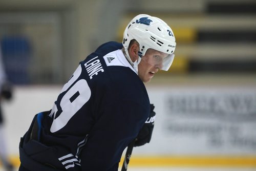 RUTH BONNEVILLE / WINNIPEG FREE PRESS 


WPG Jets #29, Patrick Laine, practices with teammates at Icelplex Wednesday morning.

See Laine Story.  


September 5/18 
