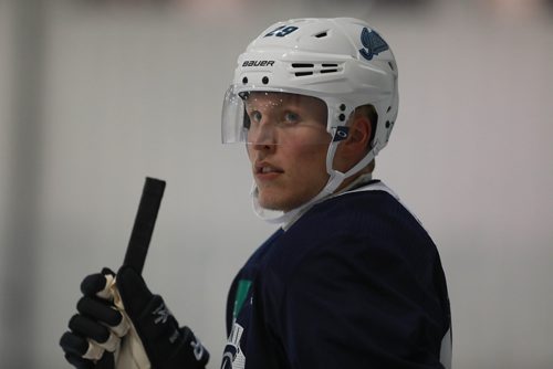 RUTH BONNEVILLE / WINNIPEG FREE PRESS 


WPG Jets #29, Patrick Laine, practices with teammates at Icelplex Wednesday morning.

See Laine Story.  


September 5/18 
