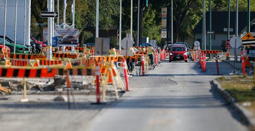 JOHN WOODS / WINNIPEG FREE PRESS
Road construction on Empress Street photographed Wednesday, September 5, 2018.