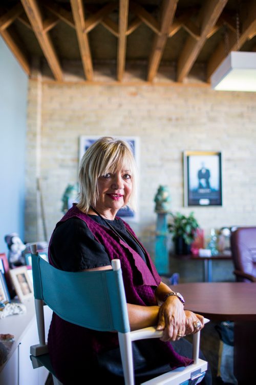 MIKAELA MACKENZIE / WINNIPEG FREE PRESS
Carole Vivier, who has been at the helm of Manitoba Film & Music for 26 years and has been integral in making the film and music industries in this province as robust as they are, will be retiring in June in Winnipeg on Wednesday, Sept. 5, 2018. 
Winnipeg Free Press 2018.