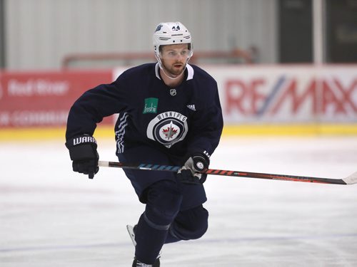 RUTH BONNEVILLE / WINNIPEG FREE PRESS 

Winnipeg Jets practice at Iceplex Thursday. 
Josh Morrissey practices with Team.   

See Mike McIntyre story. 

September 6/18 
