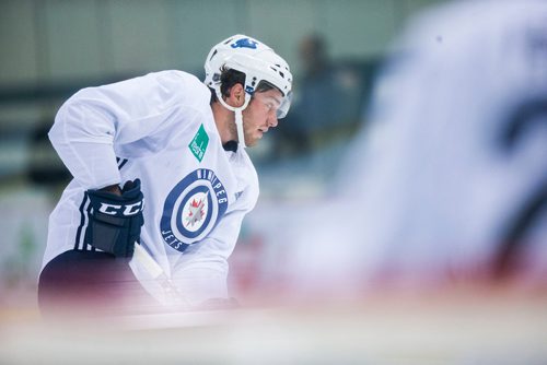 MIKAELA MACKENZIE / WINNIPEG FREE PRESS
Left winger Brendan Lemieux skates at the MTS Iceplex in Winnipeg on Friday, Sept. 7, 2018. 
Winnipeg Free Press 2018.