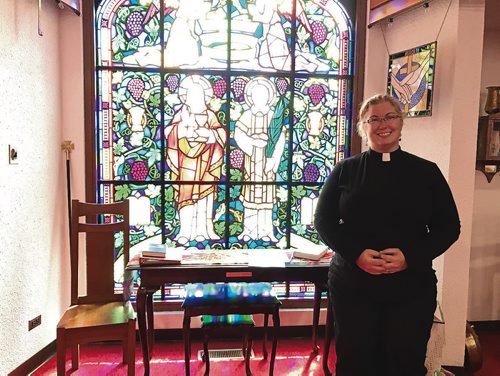 Canstar Community News Rev. Liz Richens has been the minister at St. Stephen's Anglican Church for three years. (SHELDON BIRNIE/CANSTAR/THE HERALD)