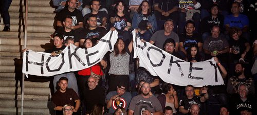 PHIL HOSSACK / WINNIPEG FREE PRESS -Metallica Fans at the Bell MTS Centre THursday. - Sept 13, 2018