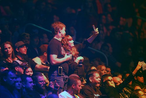 PHIL HOSSACK / WINNIPEG FREE PRESS -Metallica Fans at the Bell MTS Centre THursday. - Sept 13, 2018