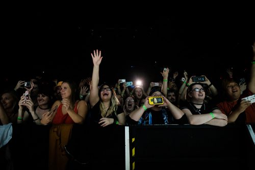 Daniel Crump / Winnipeg Free Press. Aqua Rewind Tour at Bell MTS Place, Winnipeg. September 15, 2018.