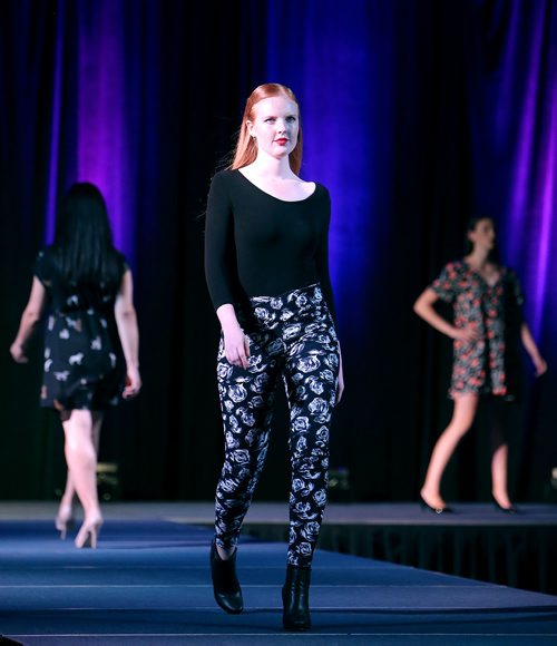 JASON HALSTEAD / WINNIPEG FREE PRESS

Models show off styles from Emk Clothing at Inclusion Winnipeg's Fall for Fashion gala dinner and runway show at the Victoria Inn Hotel & Convention Centre on Sept. 6, 2018. (See Social Page)