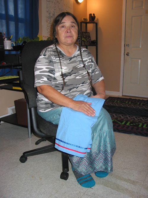 Canstar Community News Sept. 12, 2018 - Anishinaabe teacher Angela Roulette is inviting local organizations to help her collect 500 skirts to be used in a remembrance ceremony at Portage la Prairie Indian Residential School, then donated for an elders gathering at Peguis First Nation in August 2019. (ANDREA GEARY/CANSTAR COMMUNITY NEWS)