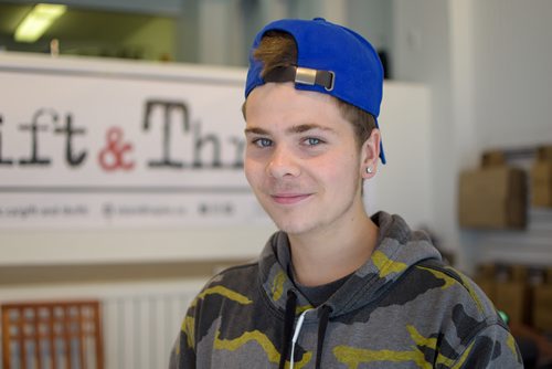 Canstar Community News Sept. 12 - Resource Assistance for Youth recently opened a new social enterprise downtown for youth in the program to gain employable skills. Kade Fraser is a program participant. (EVA WASNEY/CANSTAR COMMUNITY NEWS/METRO)