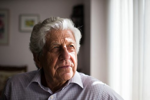 MIKAELA MACKENZIE / WINNIPEG FREE PRESS
John Wieler, who was one of Winnipegs last Immigration and Refugee Board (IRB) members hearing refugee claims in person, poses in his home in Winnipeg on Tuesday, Sept. 18, 2018.  Now the IRB is looking at restoring the position in Winnipeg rather than doing everything by videoconference, and Wieler says that its better to hear cases in person rather than hearing their case remotely.
Winnipeg Free Press 2018.