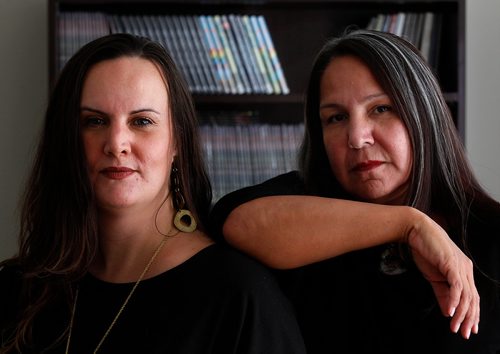 PHIL HOSSACK / WINNIPEG FREE PRESS -  Executive producers of "First Contact"  Vanessa Loewen (left) and Stephanie Scott see Melisa Martin's story.  - Sept 18, 2018