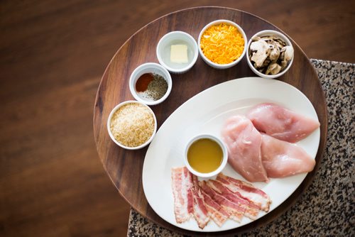 MIKAELA MACKENZIE / WINNIPEG FREE PRESS
The ingredients for the Chicken Dij-ilicious at Supper central, a pre-prepared meal service, in Winnipeg on Wednesday, Sept. 19, 2018.  
Winnipeg Free Press 2018.