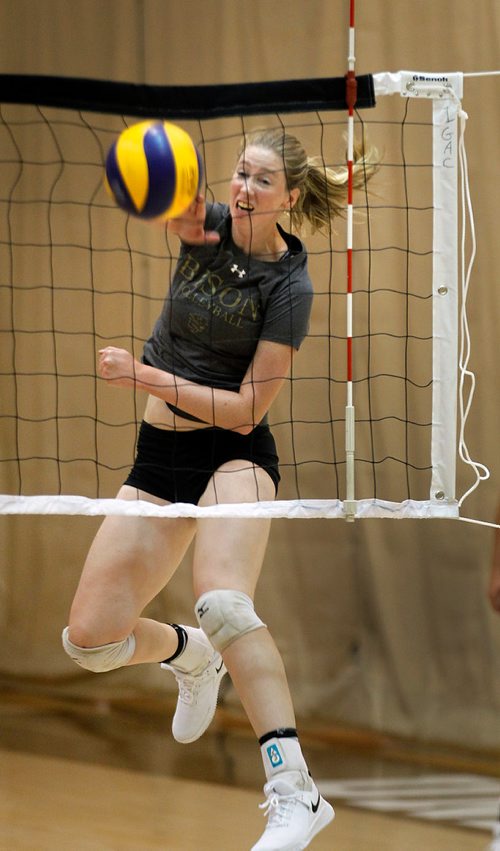 PHIL HOSSACK / WINNIPEG FREE PRESS -  Allison Alcock at a U of M Bisons VOlleyball workout Wednesday. See story. - Sept 19, 2018