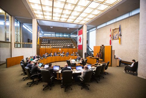 MIKAELA MACKENZIE / WINNIPEG FREE PRESS
The last meeting of the current council membership at City Hall in Winnipeg on Thursday, Sept. 20, 2018.  
Winnipeg Free Press 2018.