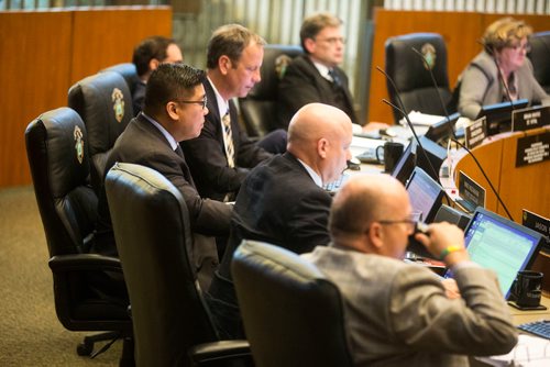 MIKAELA MACKENZIE / WINNIPEG FREE PRESS
The last meeting of the current council membership at City Hall in Winnipeg on Thursday, Sept. 20, 2018.  
Winnipeg Free Press 2018.