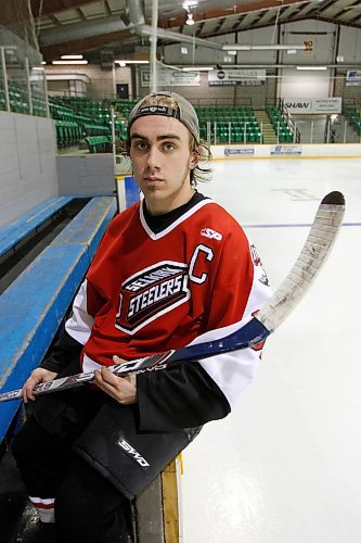 BORIS MINKEVICH / WINNIPEG FREE PRESS 090224 Selkirk Steelers veteran player Russ Payne poses for a photo after practice.