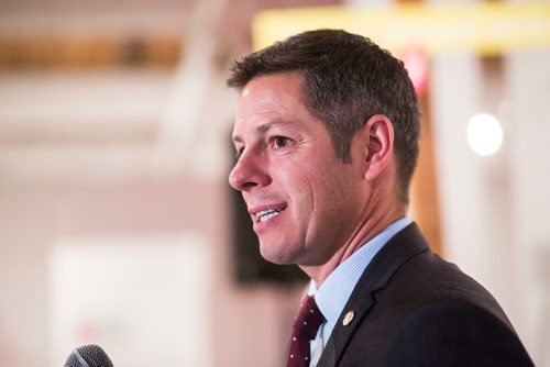 MIKAELA MACKENZIE / WINNIPEG FREE PRESS
Mayor Brian Bowman speaks at the Culture Days Manitoba and Nuit Blanche Winnipeg media launch in Winnipeg on Tuesday, Sept. 25, 2018.  Winnipeg Free Press 2018.