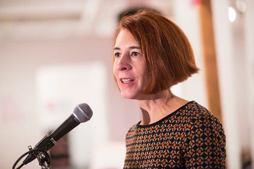 MIKAELA MACKENZIE / WINNIPEG FREE PRESS
Nicole Matiation, Co-Chair of Culture Days Manitoba, speaks at Culture Days Manitoba and Nuit Blanche Winnipeg media launch in Winnipeg on Tuesday, Sept. 25, 2018.  Winnipeg Free Press 2018.