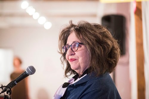 MIKAELA MACKENZIE / WINNIPEG FREE PRESS
Carol Phillips, Executive Director of the Winnipeg Arts Council, speaks at the Culture Days Manitoba and Nuit Blanche Winnipeg media launch in Winnipeg on Tuesday, Sept. 25, 2018.  Winnipeg Free Press 2018.