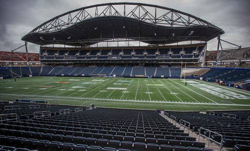 MIKE DEAL / WINNIPEG FREE PRESS
Views of the inside of Investors Group Field Wednesday morning.
180926 - Wednesday, September 26, 2018.