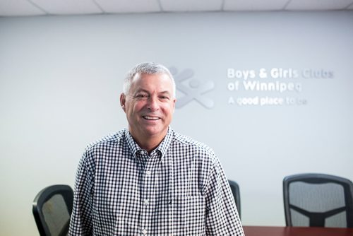 MIKAELA MACKENZIE / WINNIPEG FREE PRESS
Boys and Girls Club Winnipeg president Ron Brown poses for a portrait at the office in Winnipeg on Thursday, Sept. 27, 2018.  Winnipeg Free Press 2018.