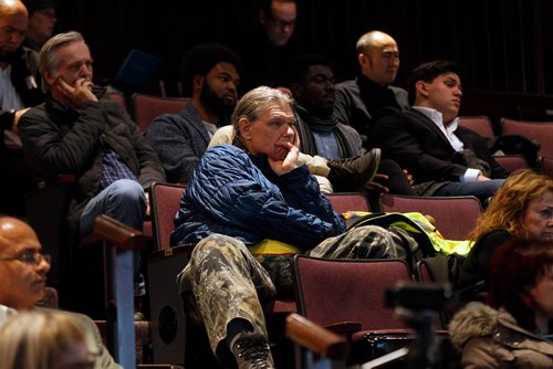 PHIL HOSSACK / WINNIPEG FREE PRESS - Mayoral candidate audience at a U of W forum Thursday. See Carol's story.  - Sept 27, 2018