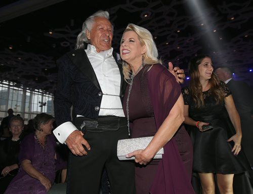 JASON HALSTEAD / WINNIPEG FREE PRESS

L-R: Peter Nygård and Rita Cosby (CBS Inside Edition) at the Nygård 50 Years in Fashion gala at the RBC Convention Centre Winnipeg on Sept. 14, 2018. (See Social Page)