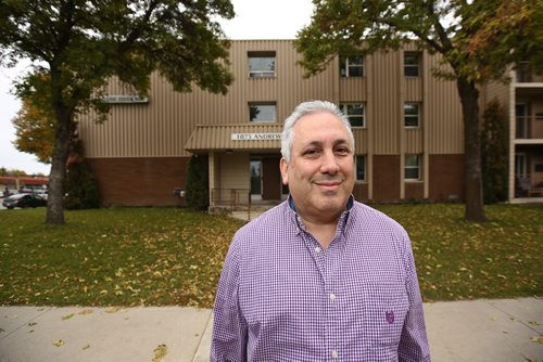 MIKE DEAL / WINNIPEG FREE PRESS
Avrom Charach, VP, Kay Four Properties outside one of their buildings at 1075 Andrews Street. 
181001 - Monday, October 1, 2018