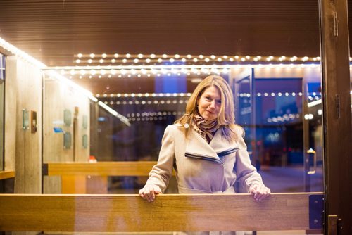 MIKAELA MACKENZIE / WINNIPEG FREE PRESS
Kelly Thornton, the new director of the Royal Manitoba Theatre Company, poses outside the theatre in Winnipeg on Tuesday, Oct. 2, 2018.  Winnipeg Free Press 2018.