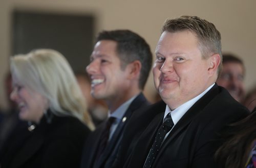 TREVOR HAGAN / WINNIPEG FREE PRESS
Scott Sissons, partner at KPMG LLP was sworn in as the Winnipeg Chamber of Commerce's 122nd chairman at the chambers annual general meeting, Thursday, October 4, 2018.