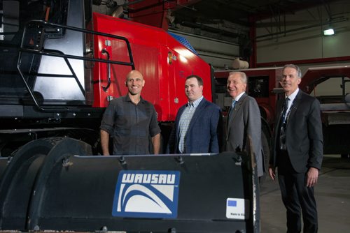 Canstar Community News Oct. 3, 2018 - The Winnipeg Airport Authority announced a partnership with Northstar Robotics and Airport Technologies Inc. to develop autonomous snow plow technology. (EVA WASNEY/CANSTAR COMMUNITY NEWS/METRO)