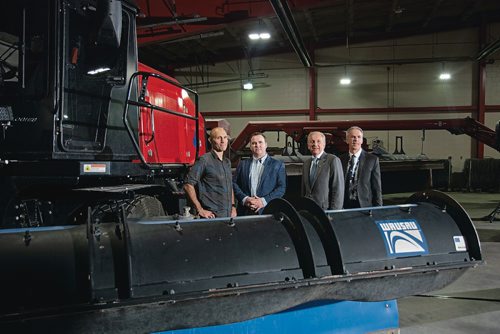 Canstar Community News Oct. 3, 2018 - The Winnipeg Airport Authority announced a partnership with Northstar Robotics and Airport Technologies Inc. to develop autonomous snow plow technology. (EVA WASNEY/CANSTAR COMMUNITY NEWS/METRO)