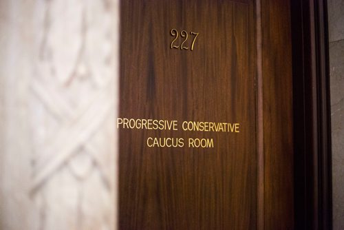 MIKAELA MACKENZIE / WINNIPEG FREE PRESS
The PC caucus room at the Manitoba Legislative Building in Winnipeg on Thursday, Oct. 11, 2018.
Winnipeg Free Press 2018.