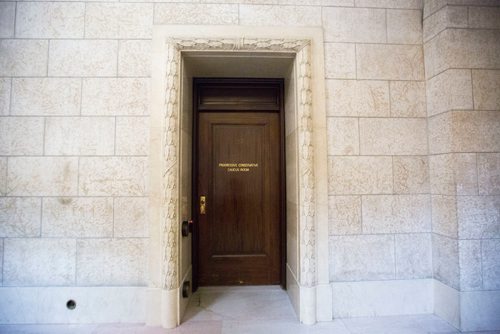 MIKAELA MACKENZIE / WINNIPEG FREE PRESS
The PC caucus room at the Manitoba Legislative Building in Winnipeg on Thursday, Oct. 11, 2018.
Winnipeg Free Press 2018.