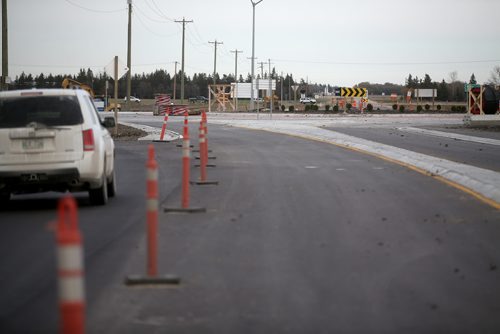 TREVOR HAGAN / WINNIPEG FREE PRESS
A new roundabout at the junction of Highway 2 and Highway 3 will open next week, Friday, October 12, 2018.