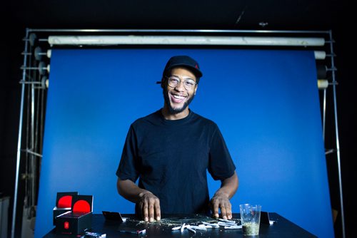 MIKAELA MACKENZIE / WINNIPEG FREE PRESS
Dillin Morgan poses for portraits after teaching Jenn Zoratti how to roll a joint (using catnip as a substitute for cannabis) in Winnipeg on Monday, Oct. 15, 2018. 
Winnipeg Free Press 2018.