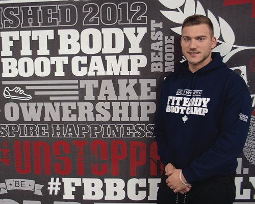 Canstar Community News Former professional football player Derek Yachison is the owner of East Winnipeg Fit Body Boot Camp (620 Kildare Ave. E), which is celebrating its grand opening on Oct. 20. (SHELDON BIRNIE/CANSTAR/THE HERALD)