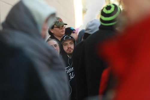 RUTH BONNEVILLE / WINNIPEG FREE PRESS

Cannabis customers  lineup outside Delta 9 Cannabis store on Dakota Street before it opens  at 10am Wednesday.

See Carol's story.


October 17, 2018