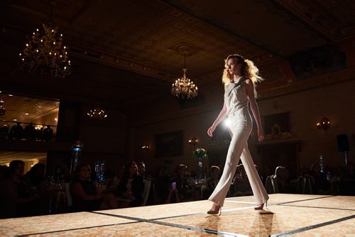 DAVID LIPNOWSKI / WINNIPEG FREE PRESS

Models walk the runway during the 2018 Bear Essentials Fashion Show and Dinner in support of the Children's Hospital Guild of Manitoba at The Fort Garry Hotel Wednesday October 17, 2018.