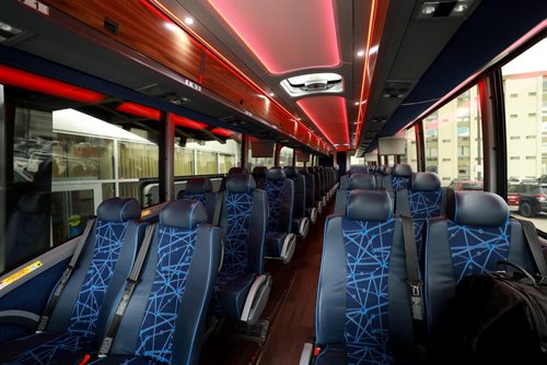 RUTH BONNEVILLE / WINNIPEG FREE PRESS

Biz: Inside view of Kelsey Bus Lines newest busses while it was stopped in Winnipeg Friday.

See Martin Cash story.

October 19, 2018