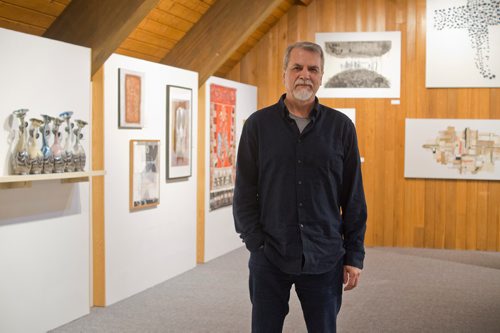 Canstar Community News Oct. 24, 2018 - Ray Dirks is pictured in the gallery at the Mennonite Heritage Centre. The gallery, which he founded in 1998, is marking its 20 year annviersary. (DANIELLE DA SILVA/SOUWESTER/CANSTAR)